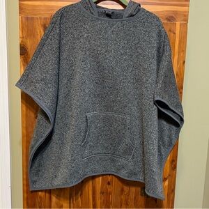 Eddie Bauer Hooded Knit Poncho